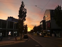 Sunrise in Christchurch