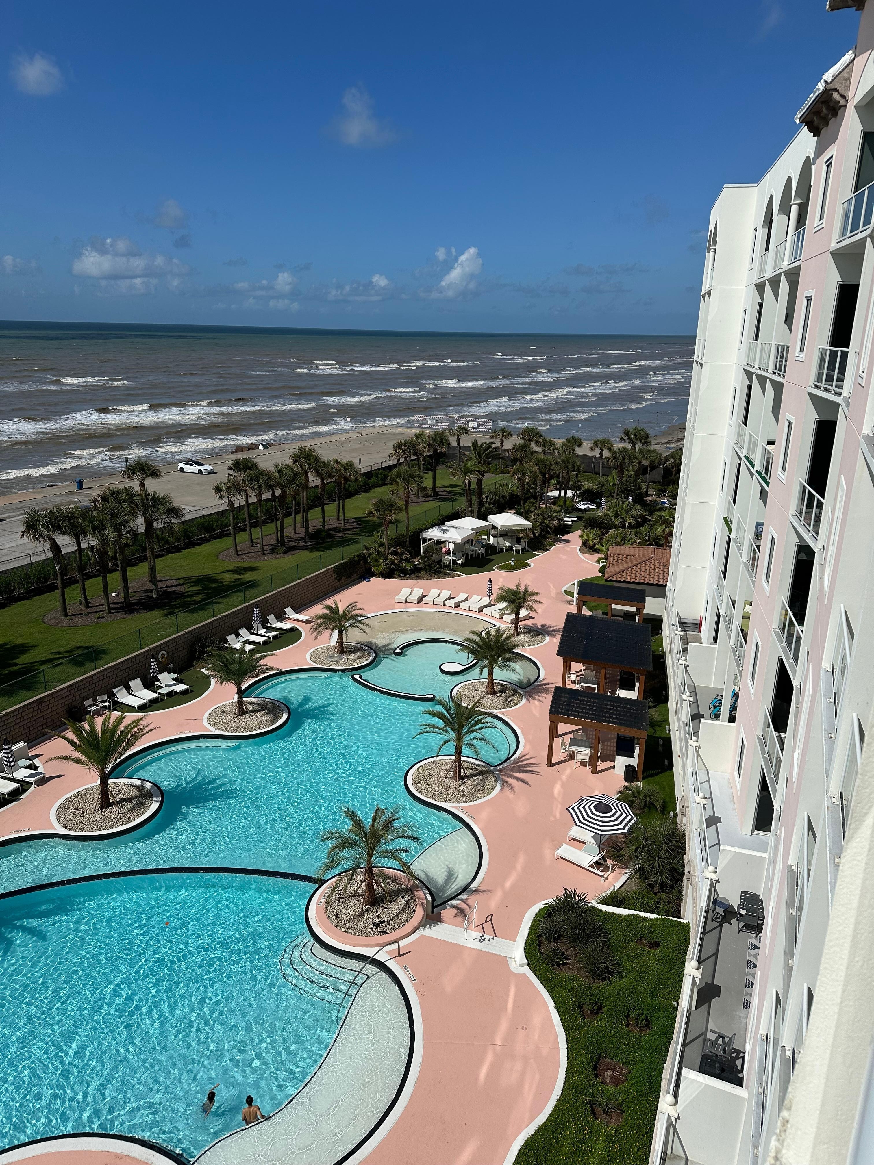 View from the 6th floor balcony