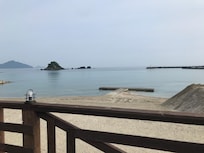 テラスから見える海