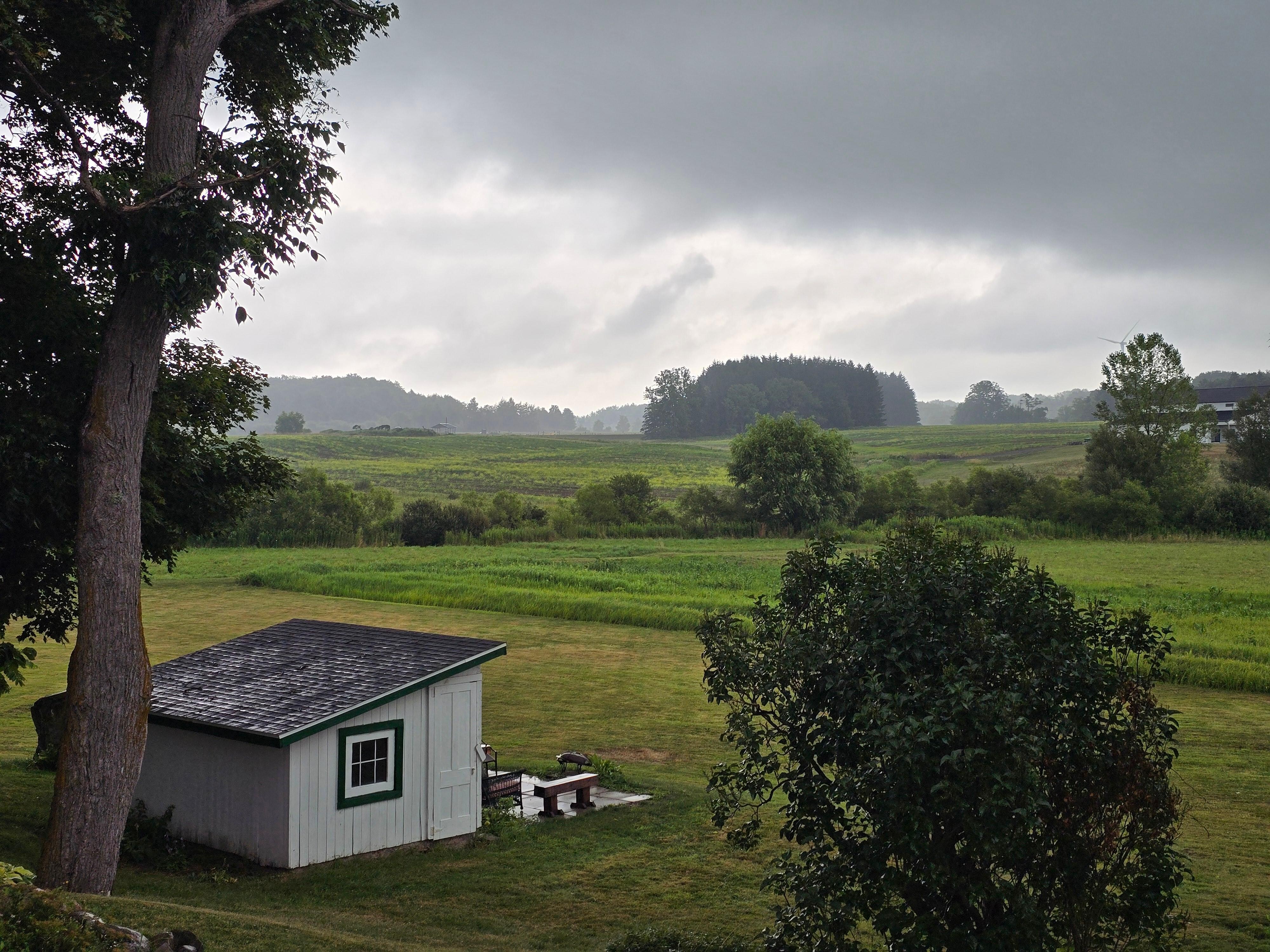 View from the porch.