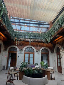 One of hotel’s sitting area