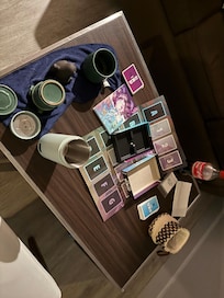 nice coffee tables for games and tea!