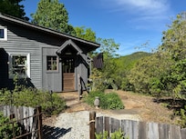 The entrance to the cottage.