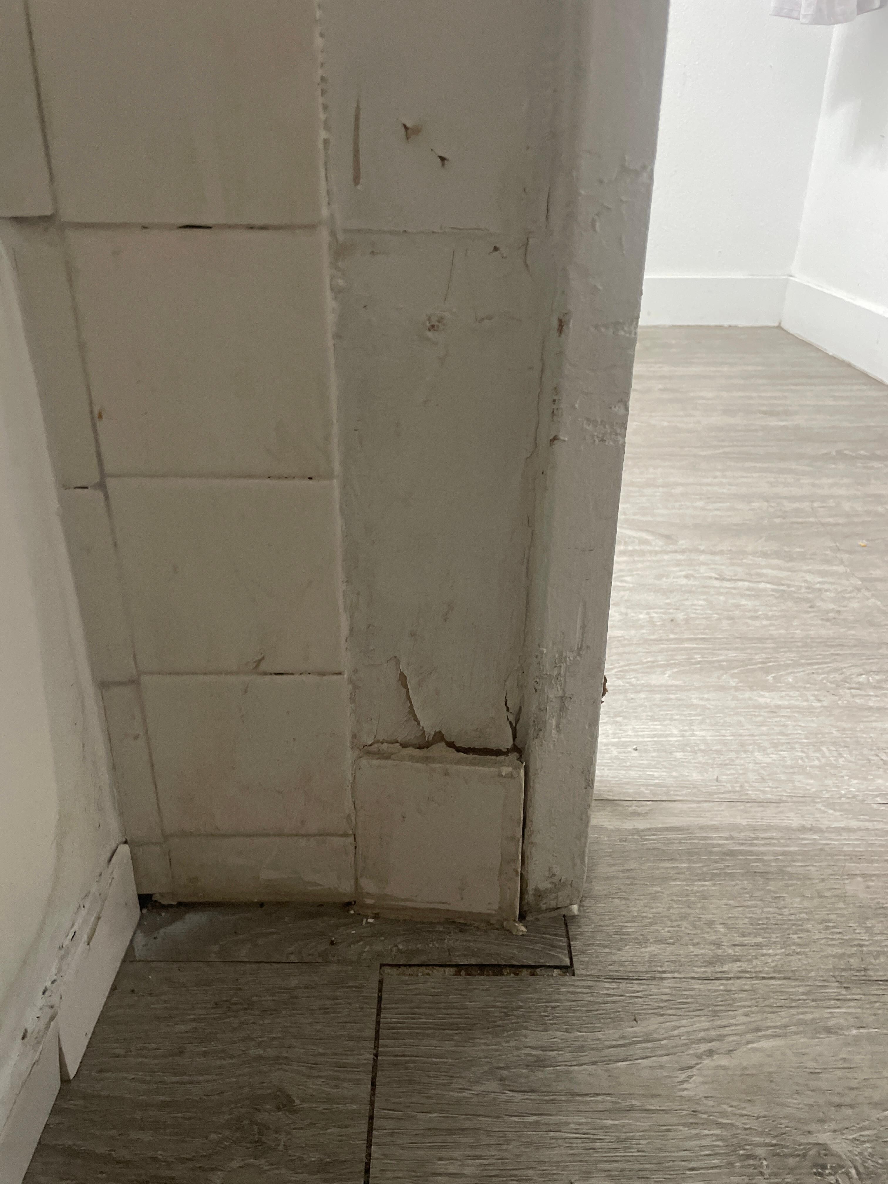 The walls…