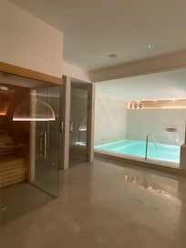 Spa center to unwind. Very nice.