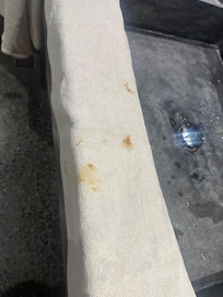 Traces sur les serivettes