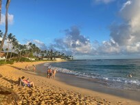 Poipu Beach (taken near the Sheraton looking down toward Kiahuna property)