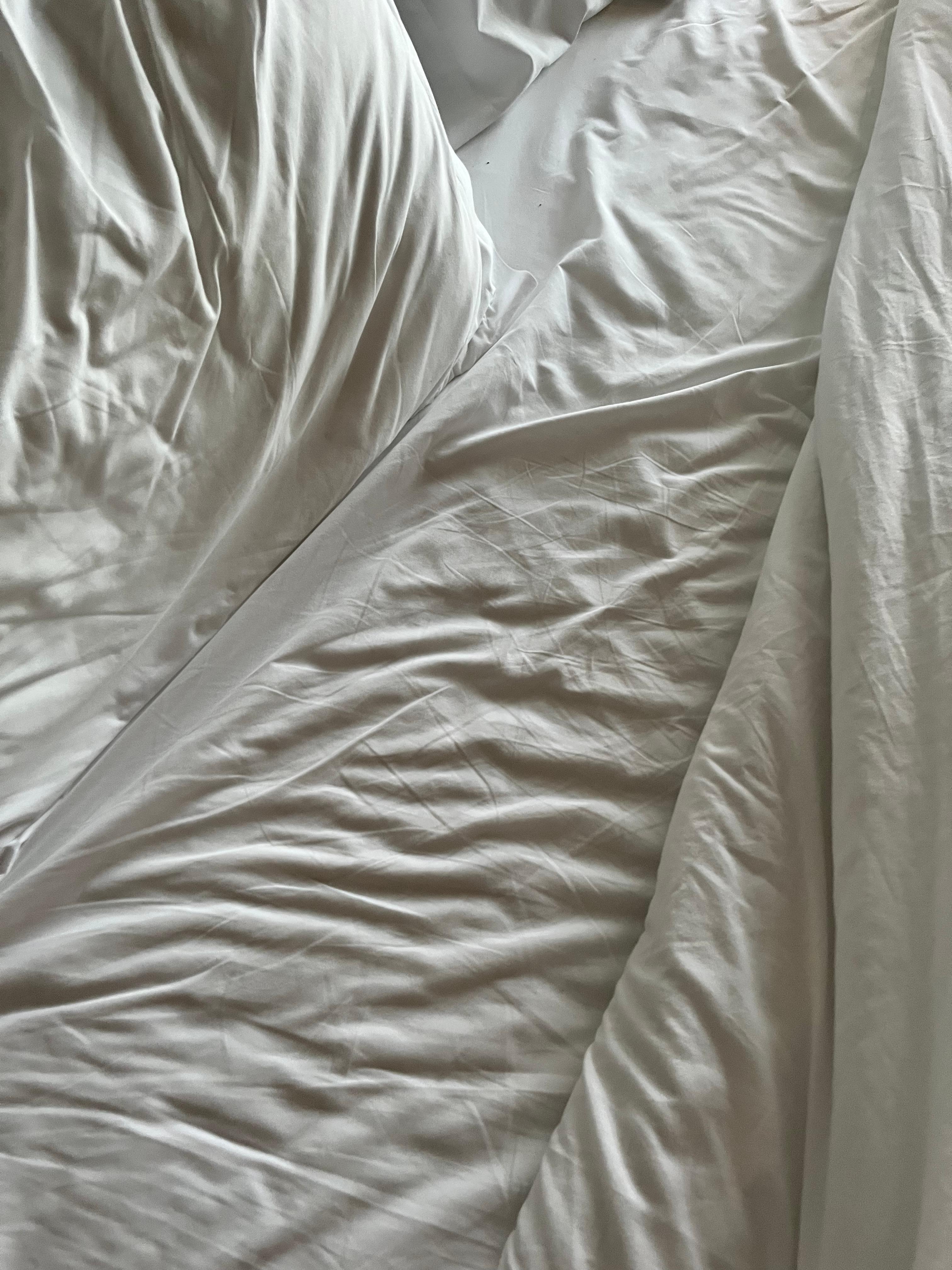 So sah das Bett aus nach der Reinigung 