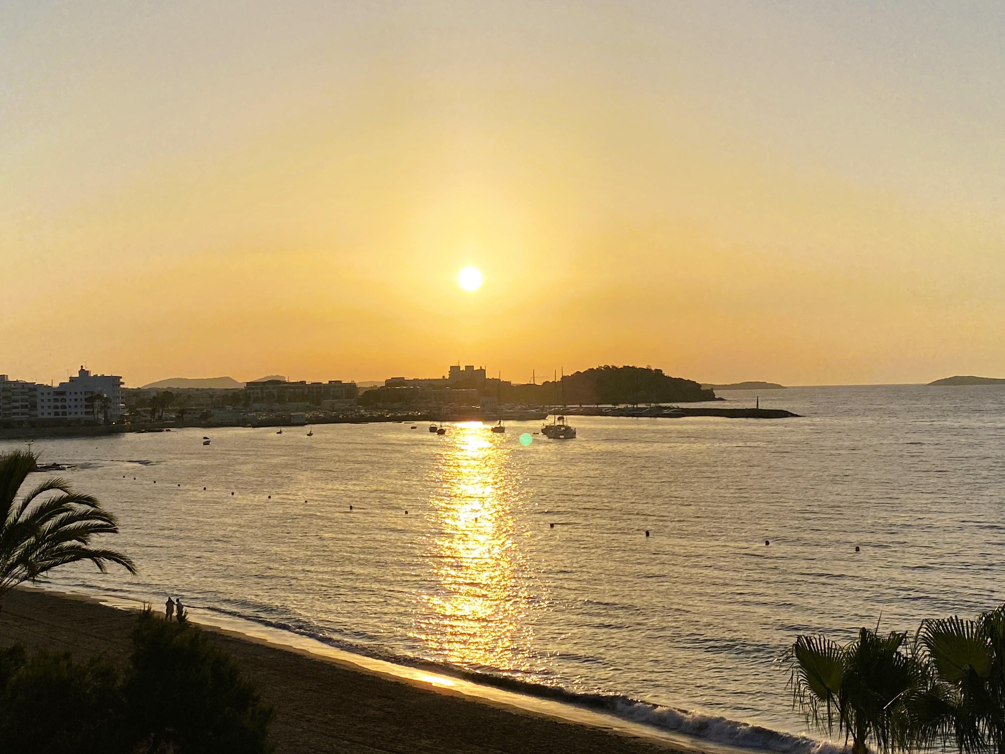 Sunrise view from balcony