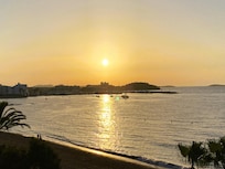 Sunrise view from balcony