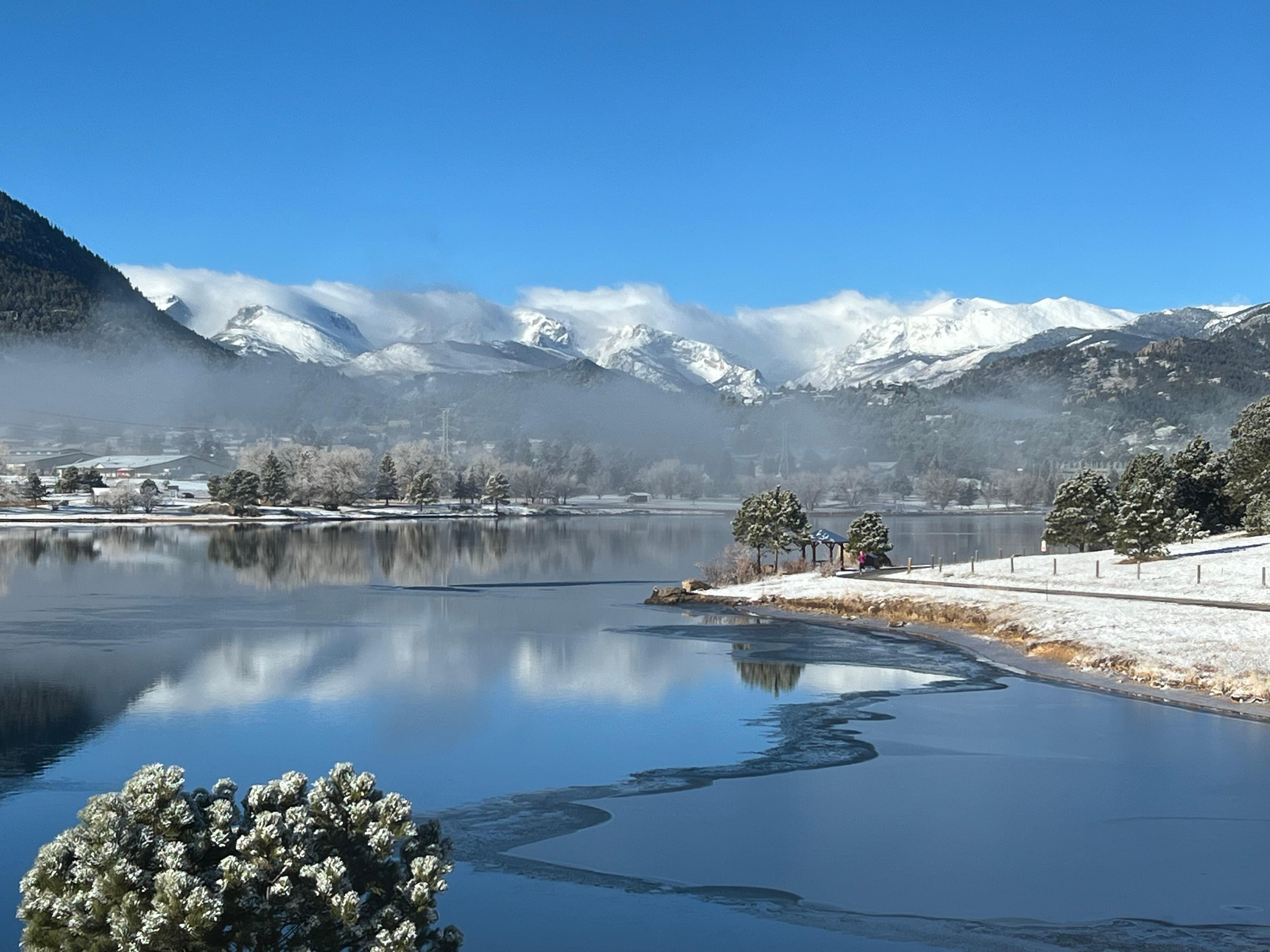 View from our balcony. 