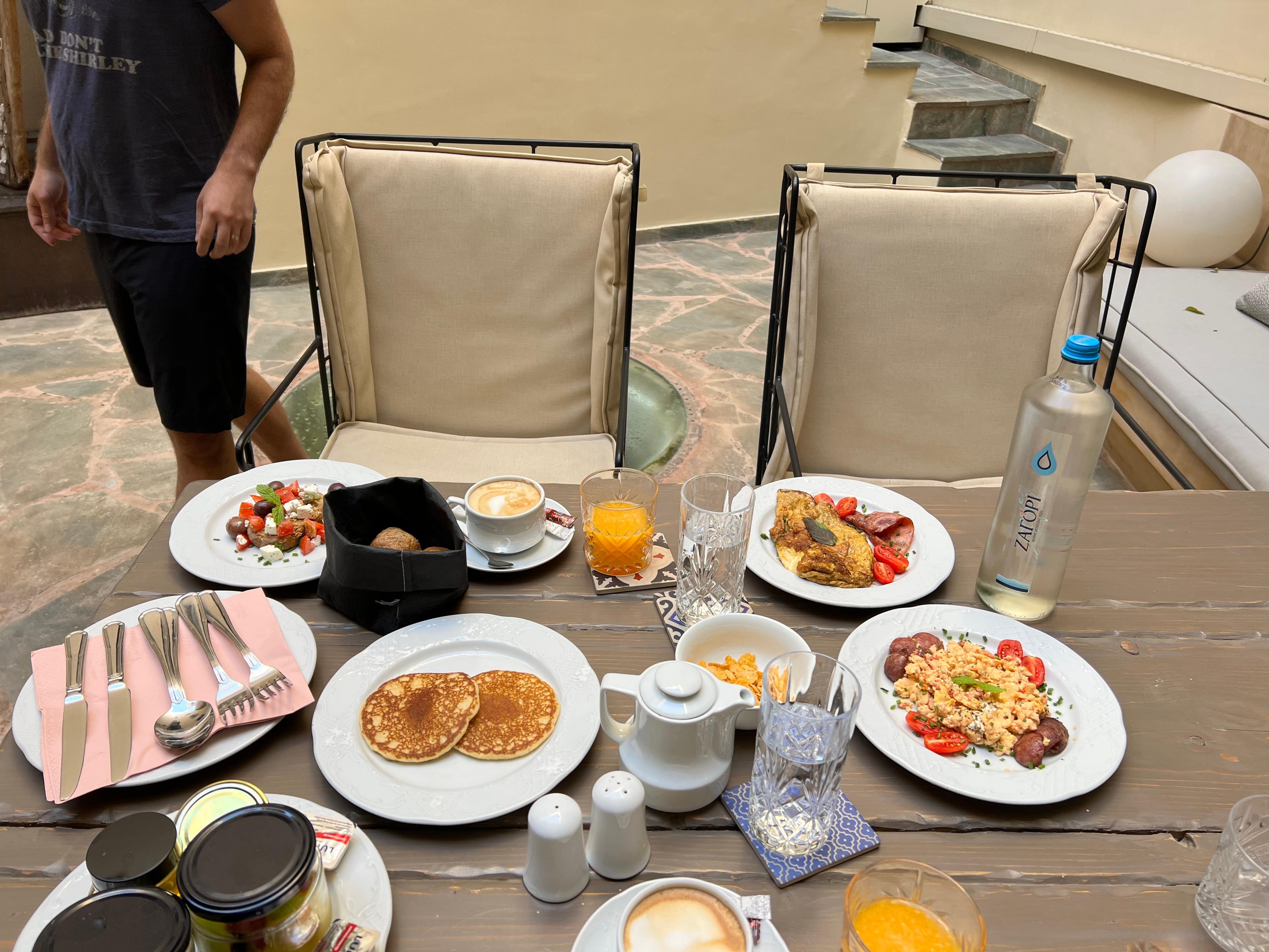 Morning breakfast made to order