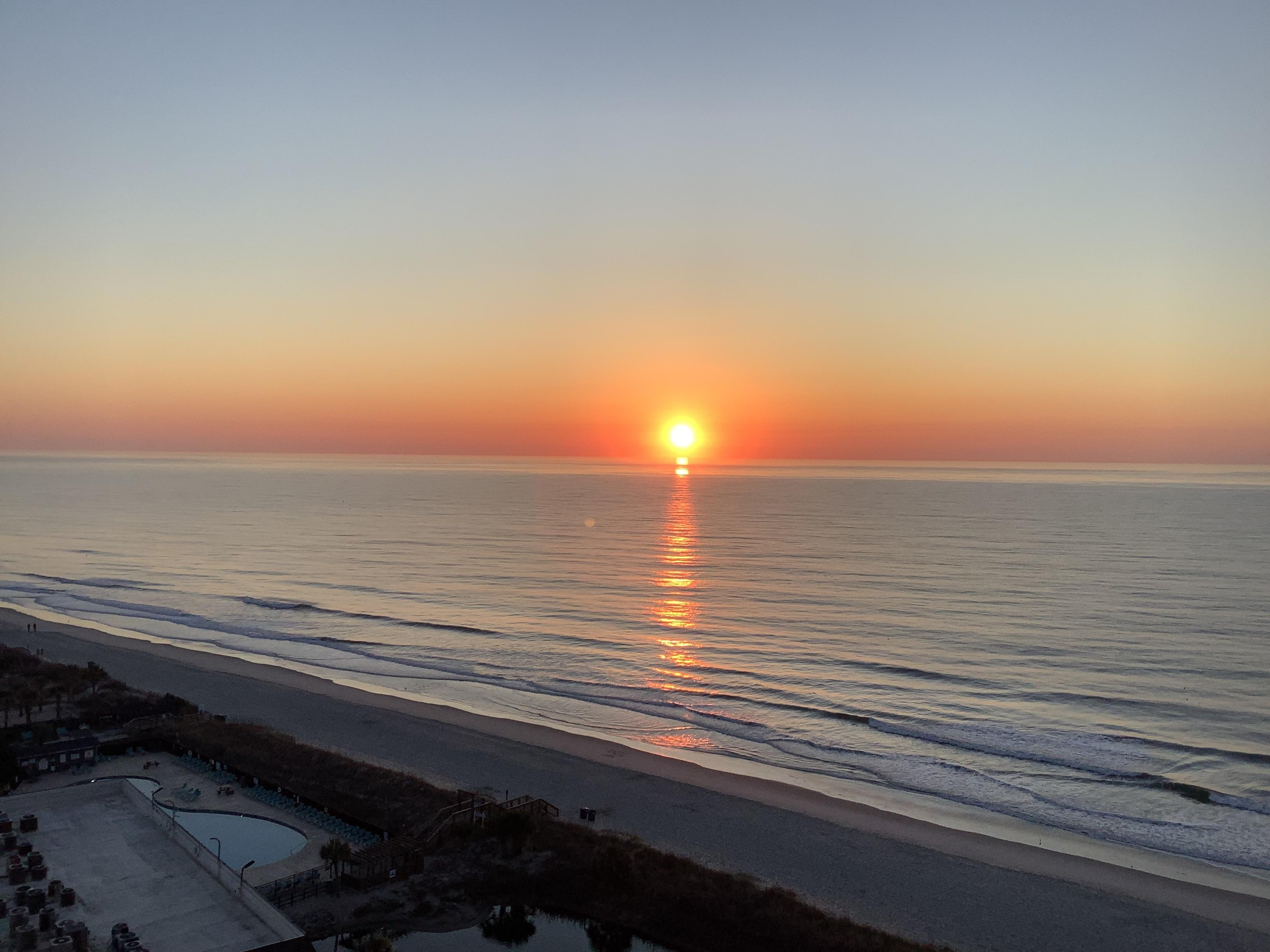 Sunrise was spectacular! 