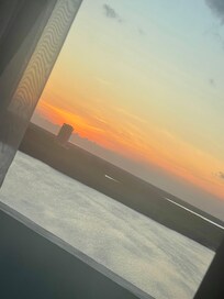 Beautiful view from the balcony in the bed