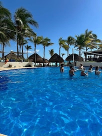 Pool was nice! Volleyball was fun.