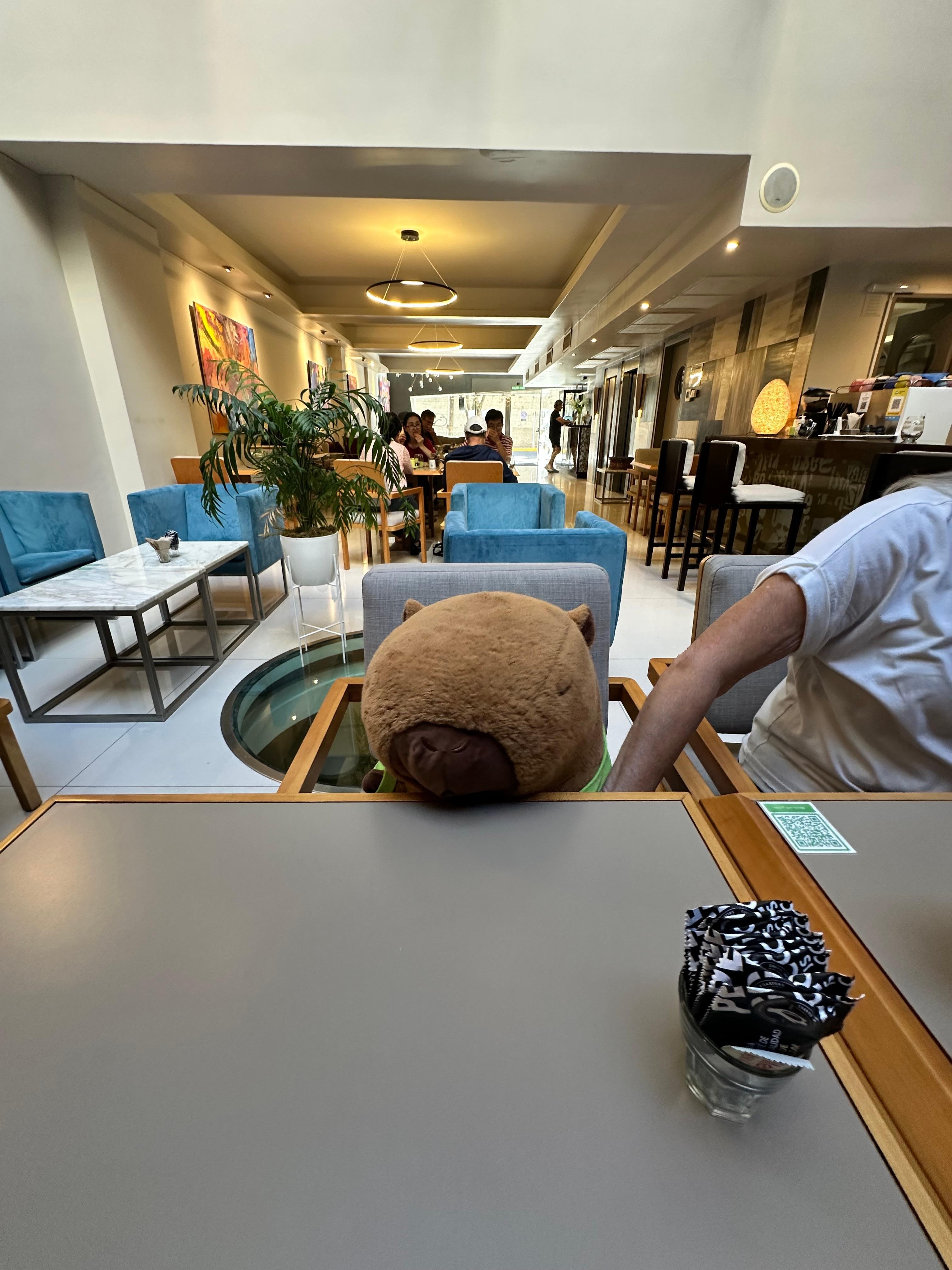 Capi was the breakfast mascot