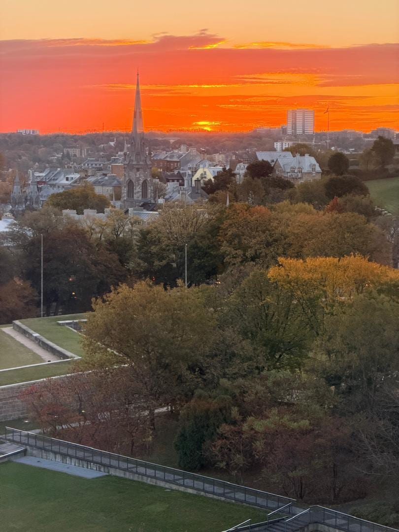 Sunrise from the hotel room