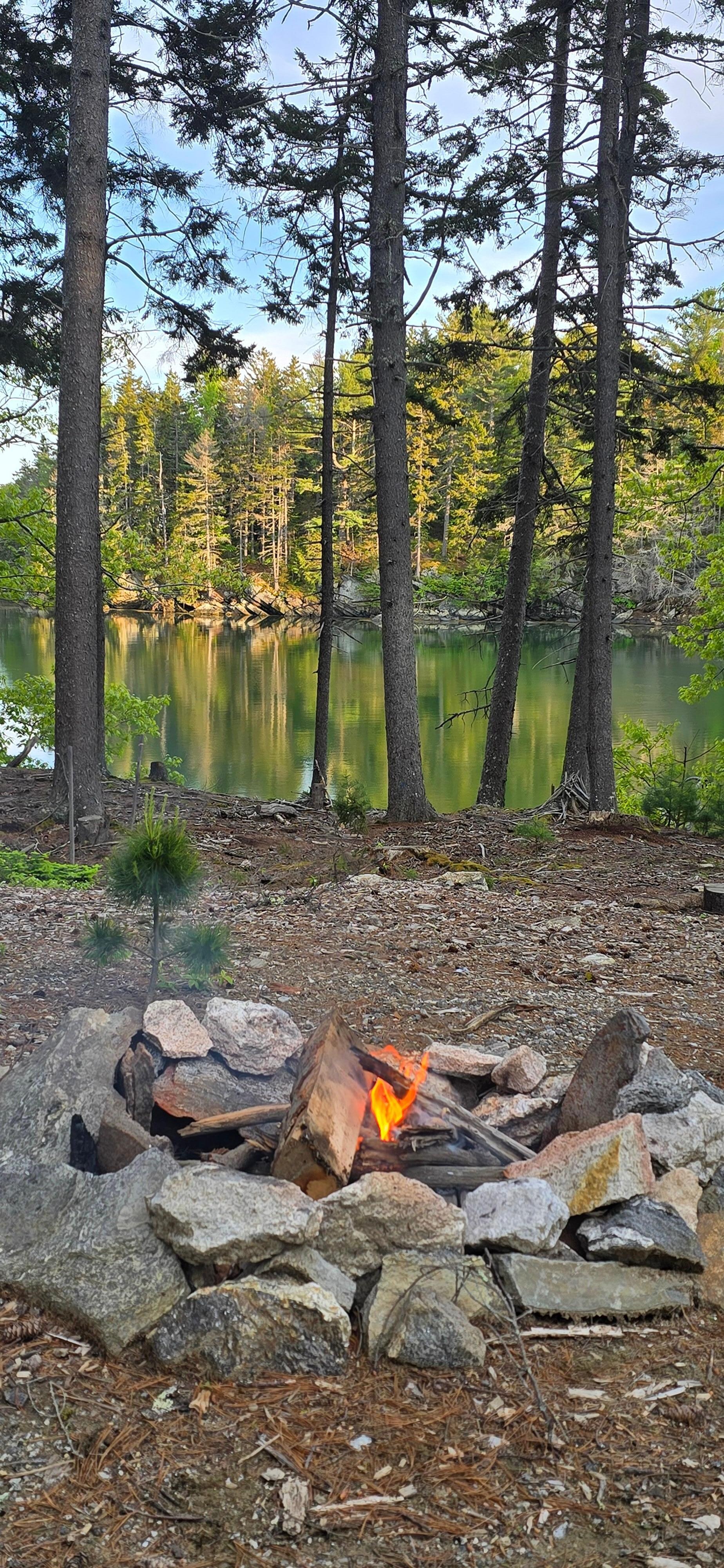 A nice night for a fire!