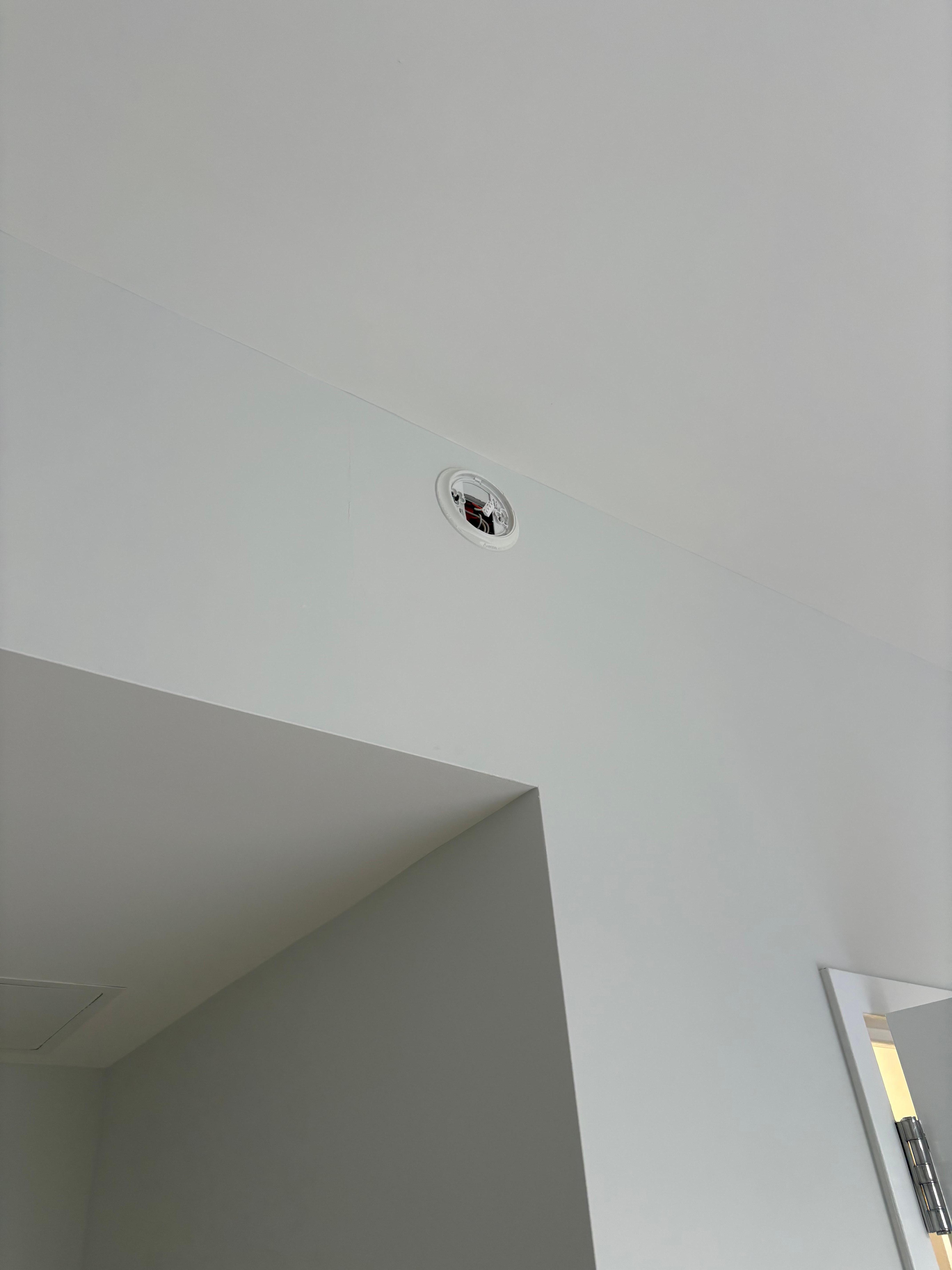 Smoke detector disabled.