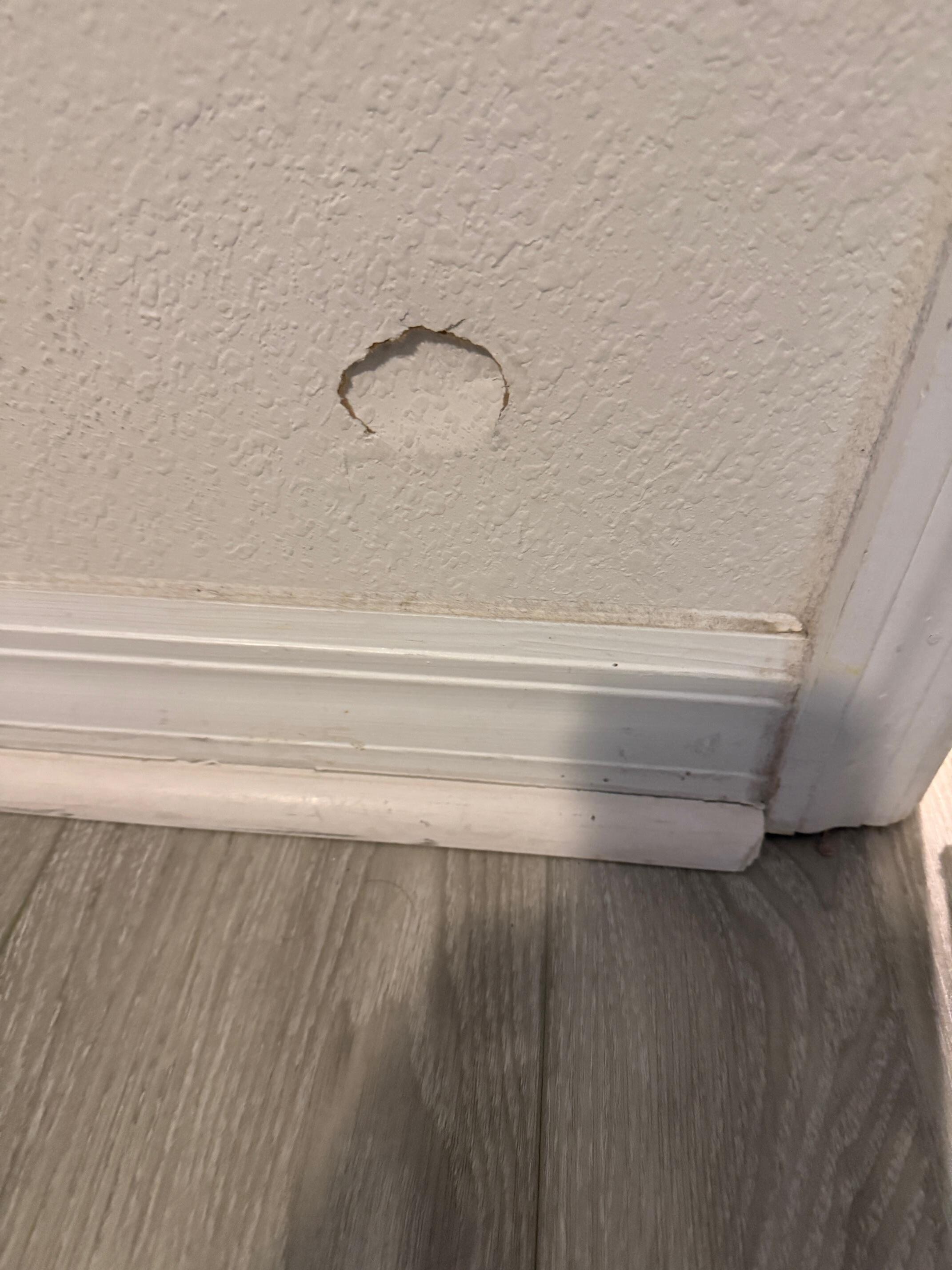 Hole in wall