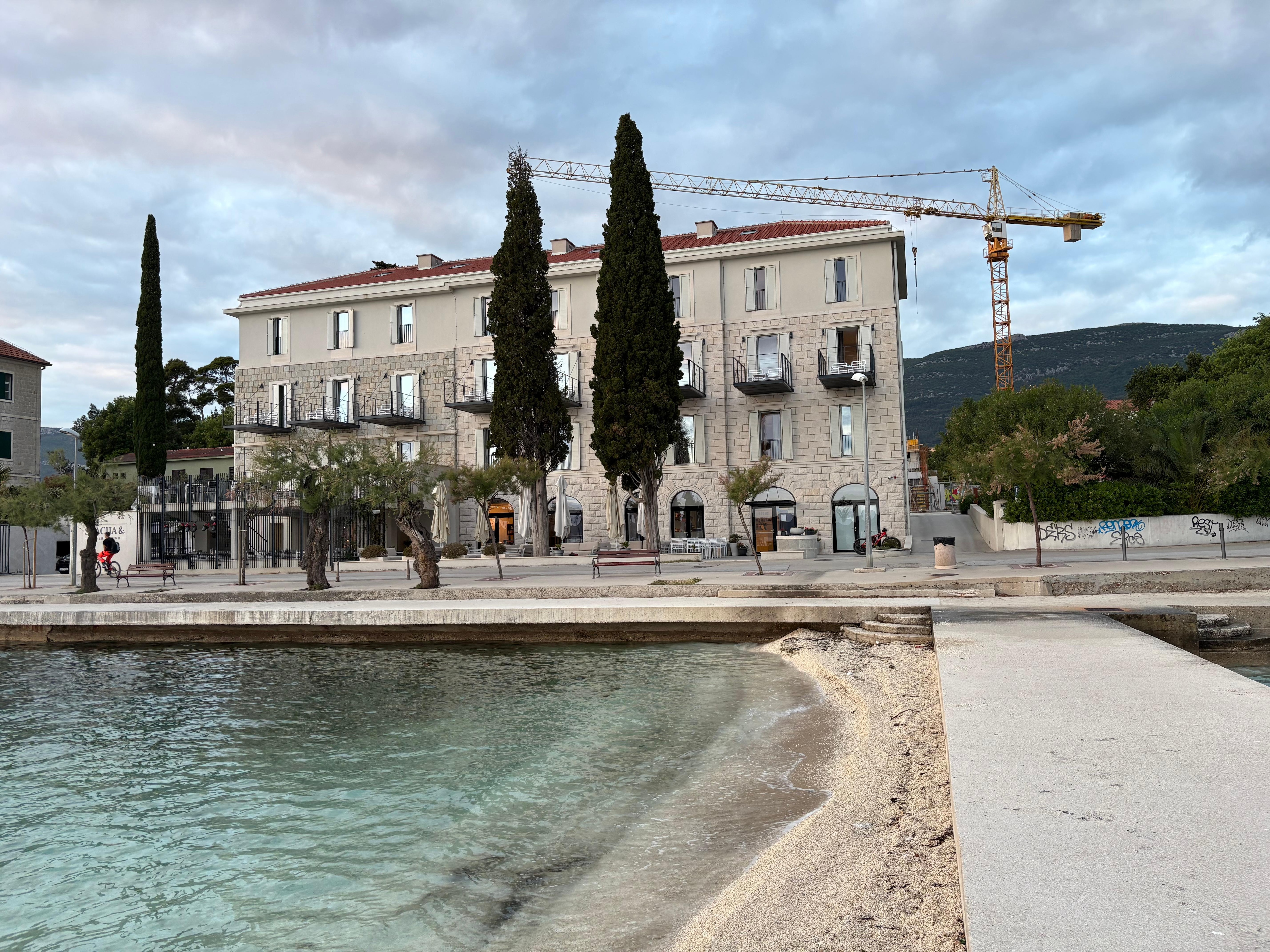 Front of hotel 