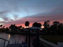 Sunset from the dock.