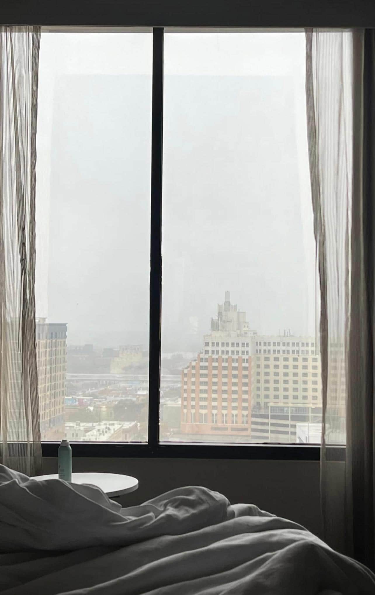 This was our view from the 17th floor! 