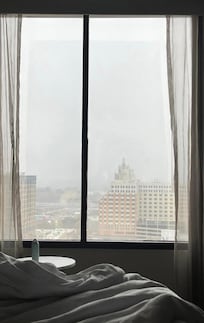 This was our view from the 17th floor!