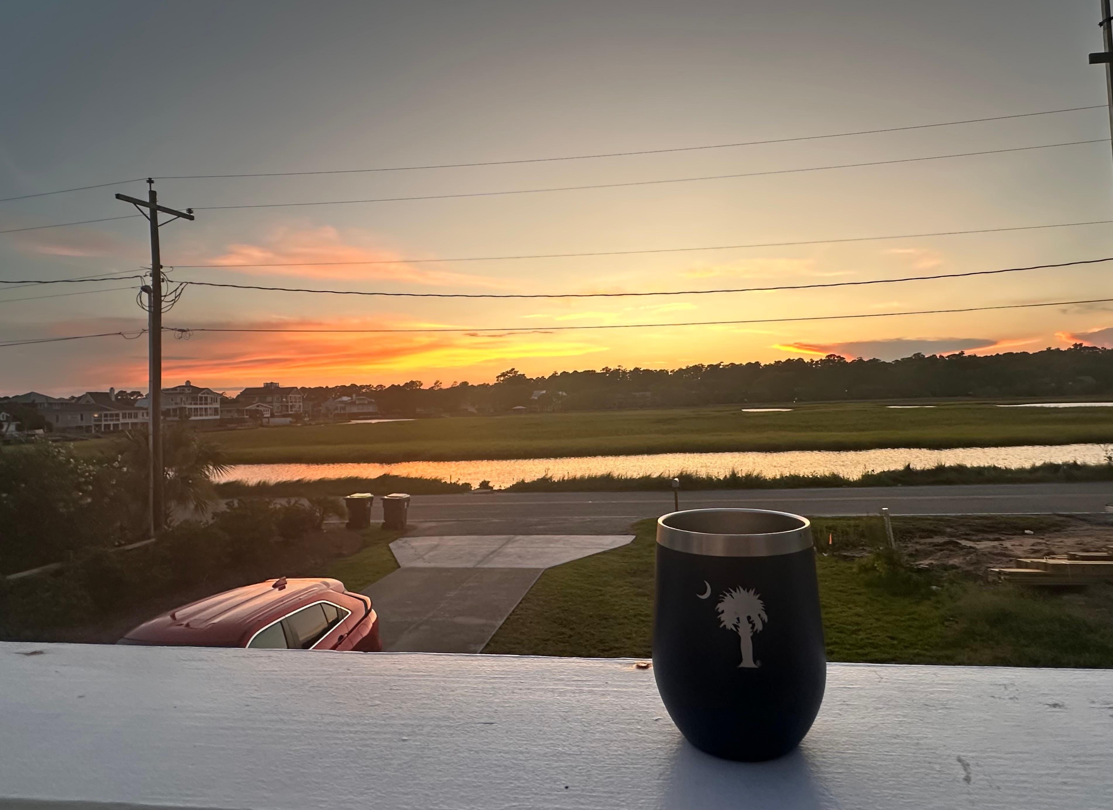 Front yard - marsh view