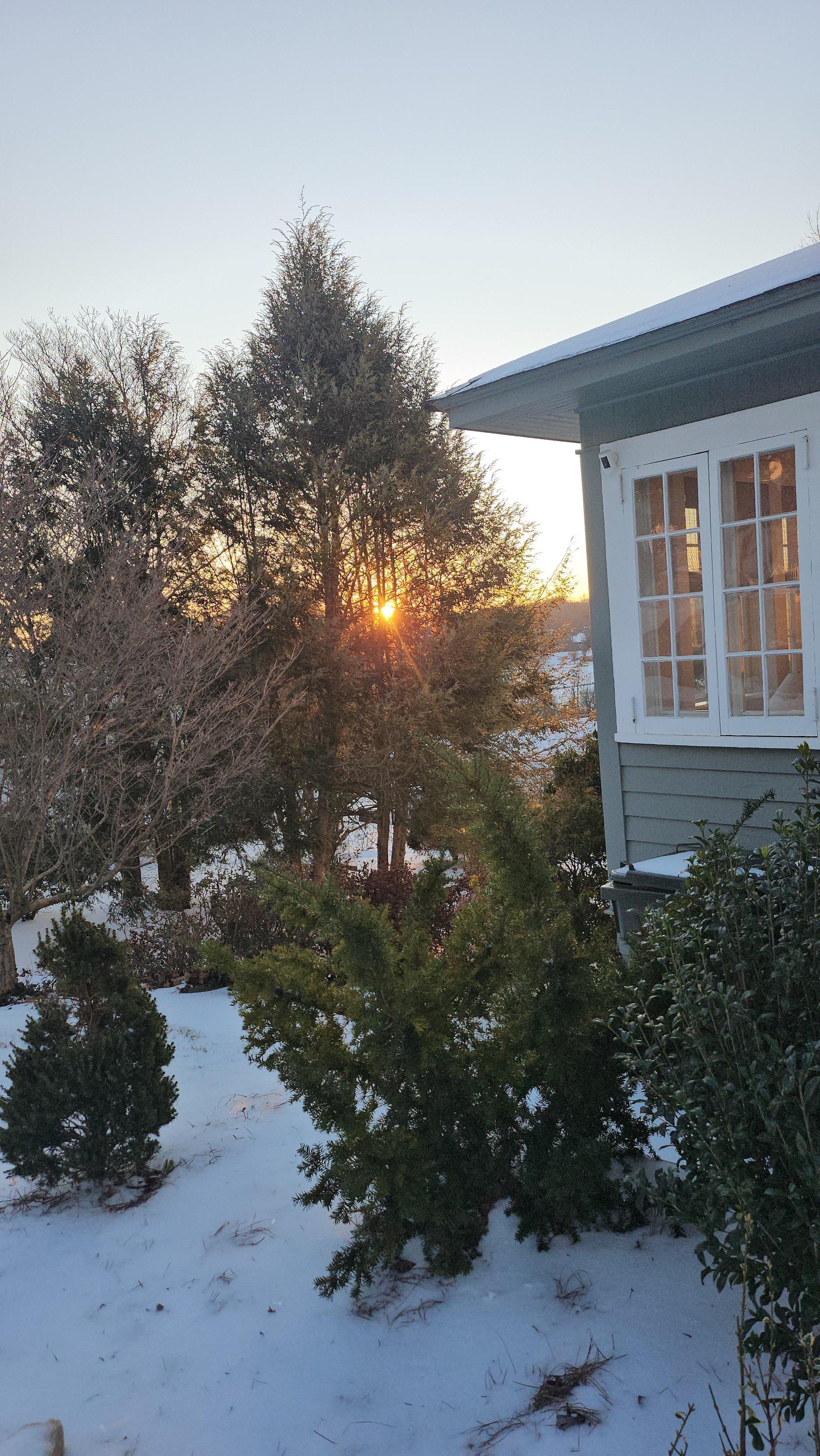 the best view of the sun rising!