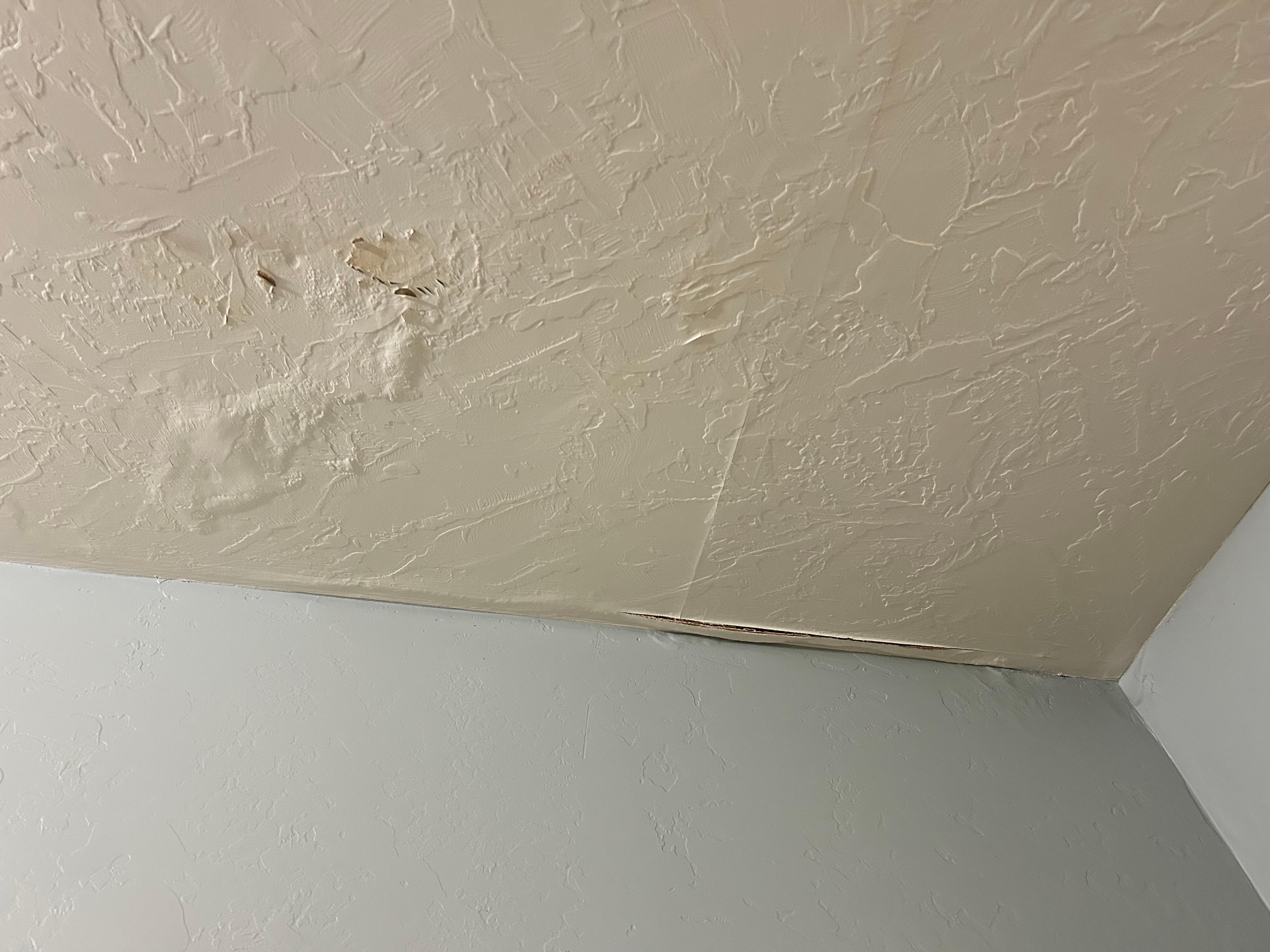 Damage in the bathroom