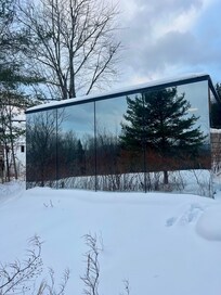 Outside of the cabin