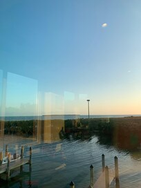 From the bar! Having wings and drinks during “happy hour”!