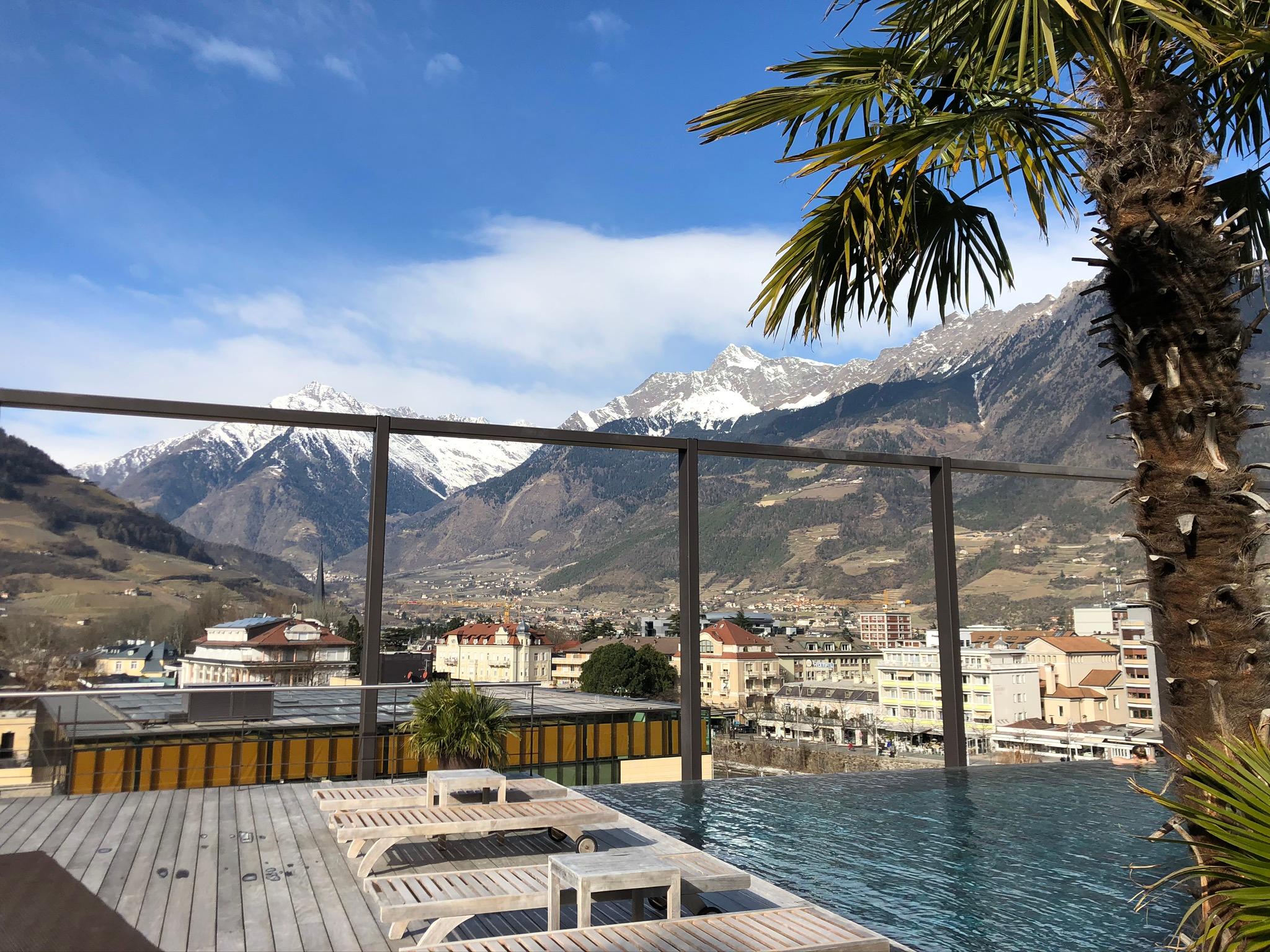 Rooftop pool