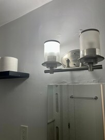 Buckled,Peeling Plaster Bathroom