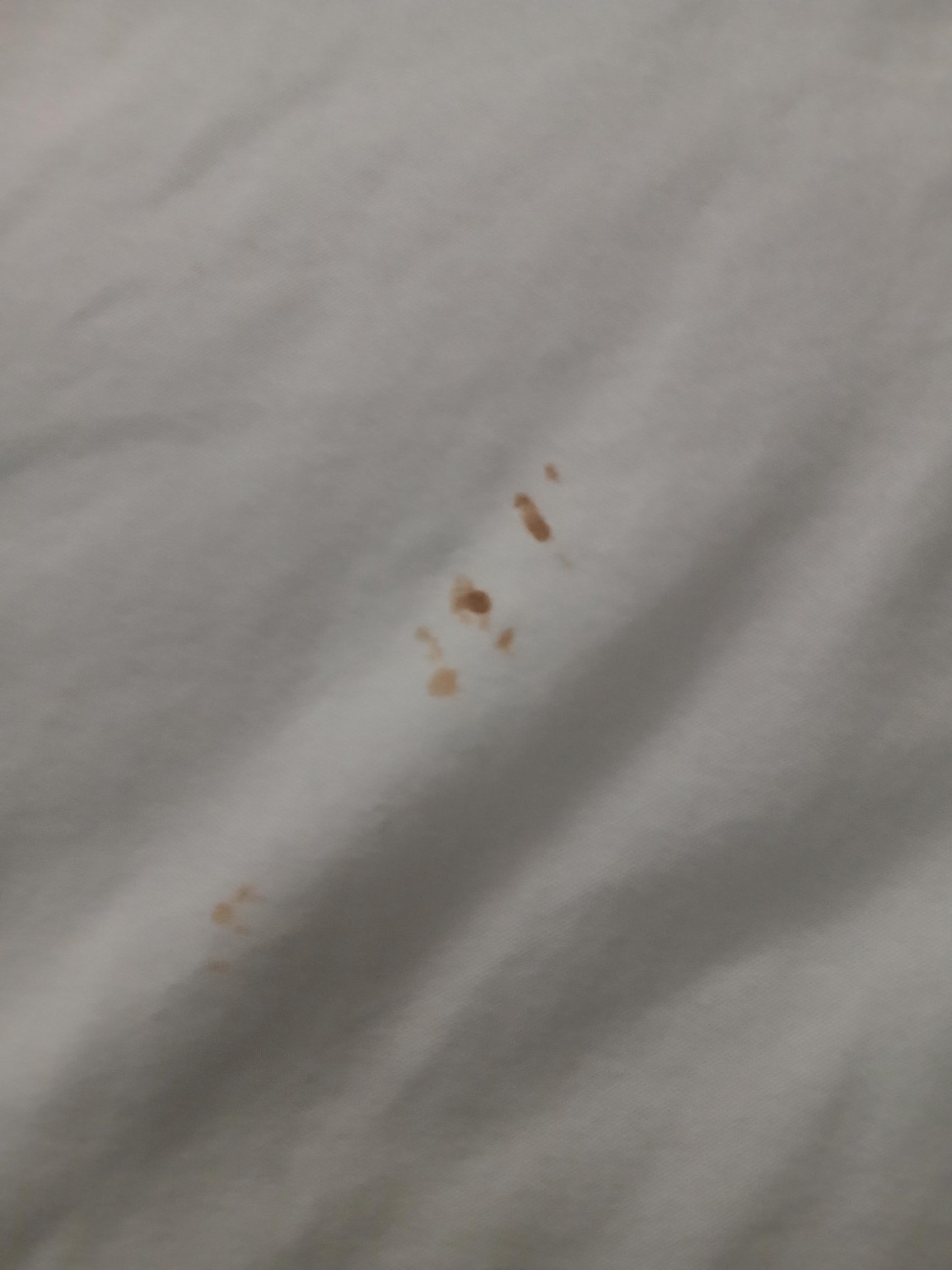 Stains on sheets