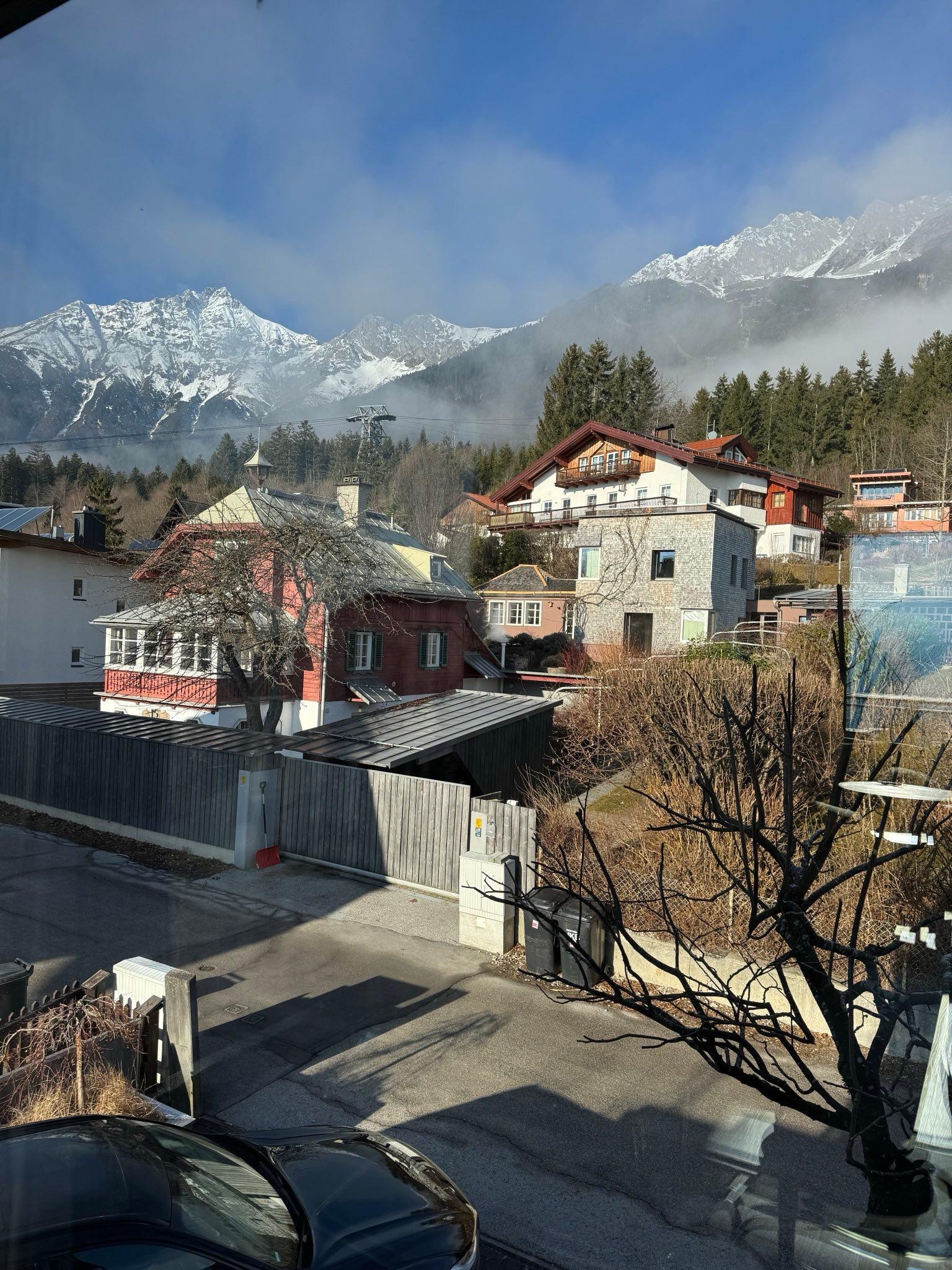 The view from our window. 