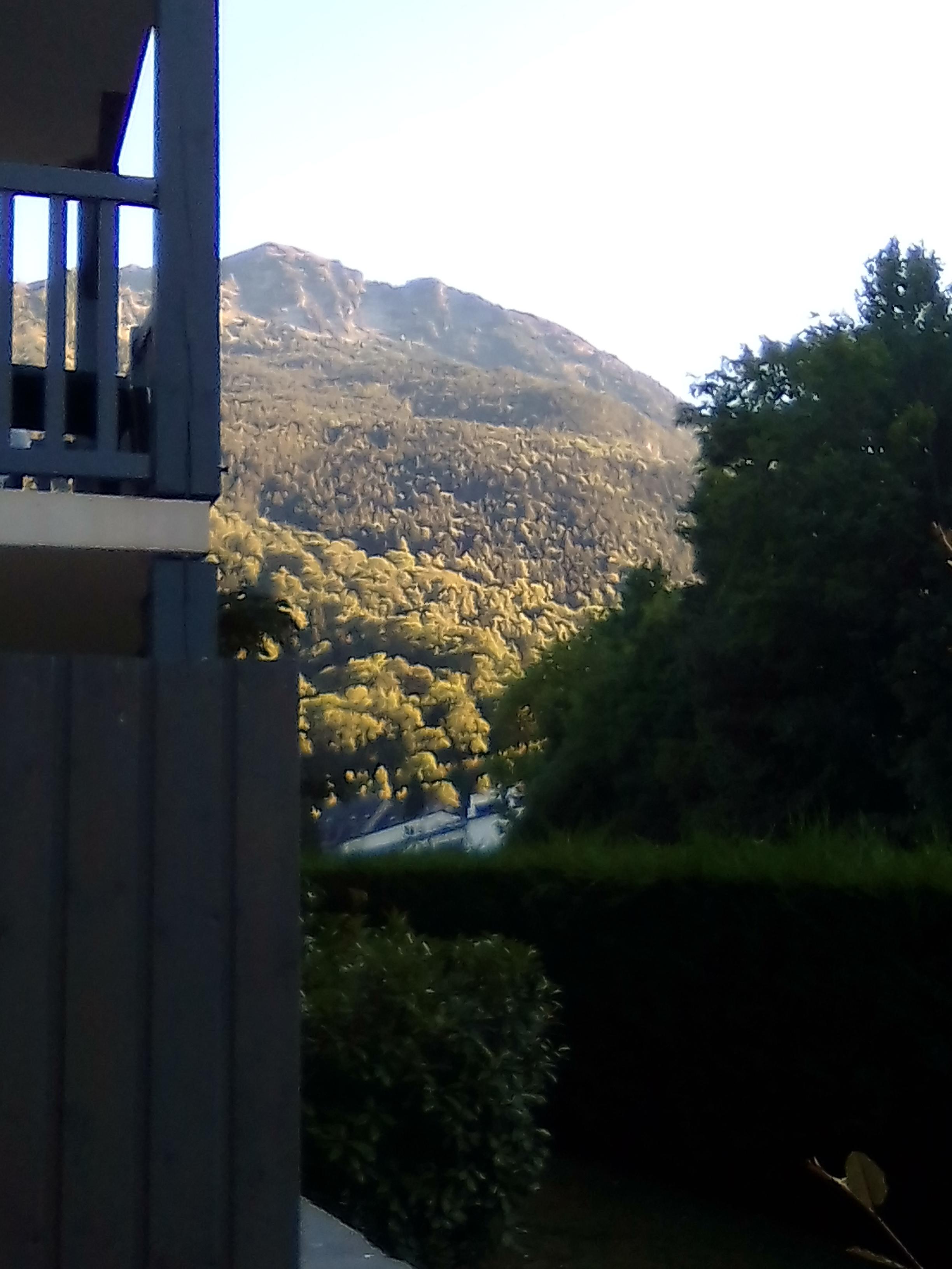 Vue du balcon rez de chaussée