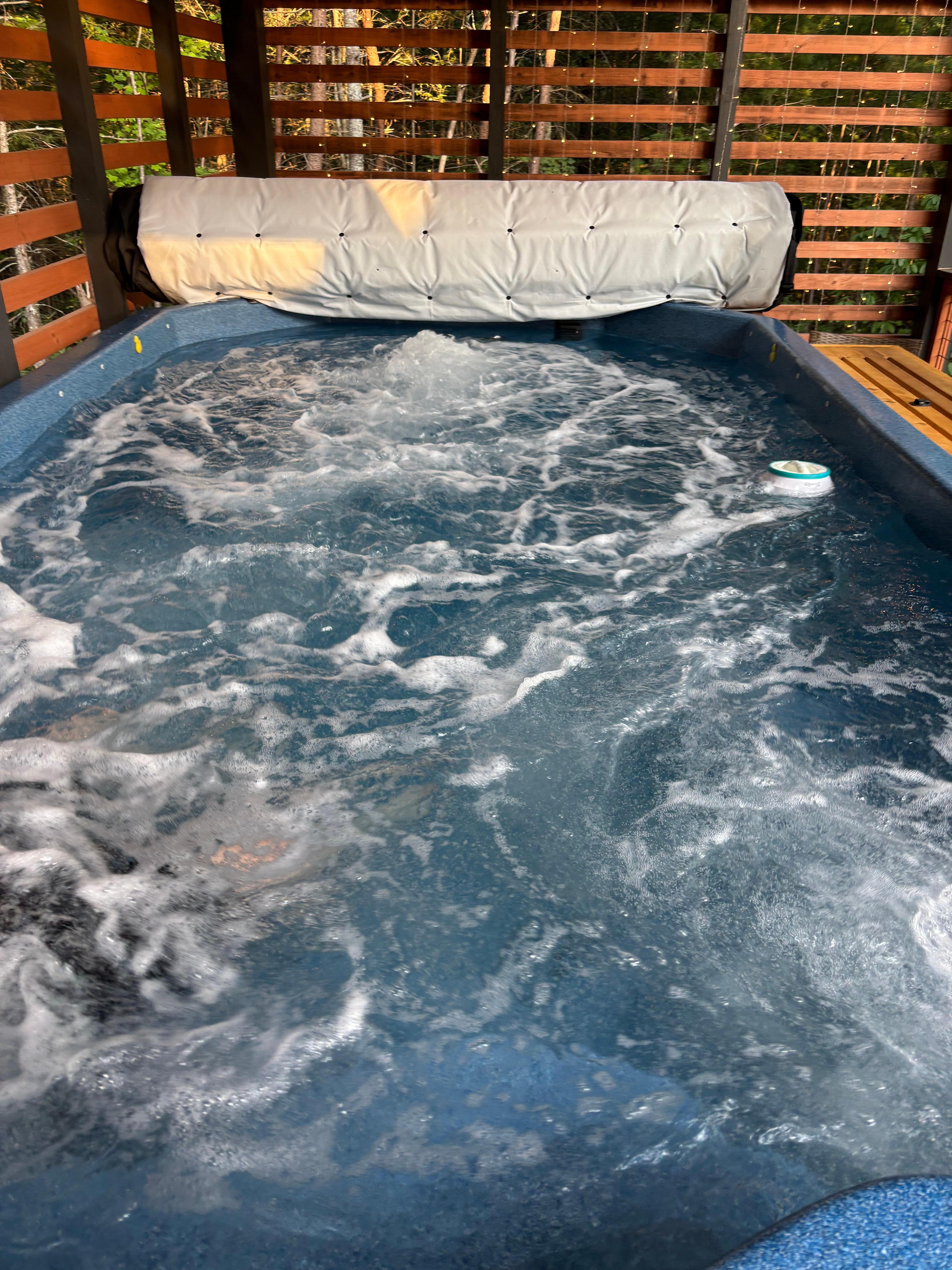 Saving grace of the trip was the swim spa after hiking. 