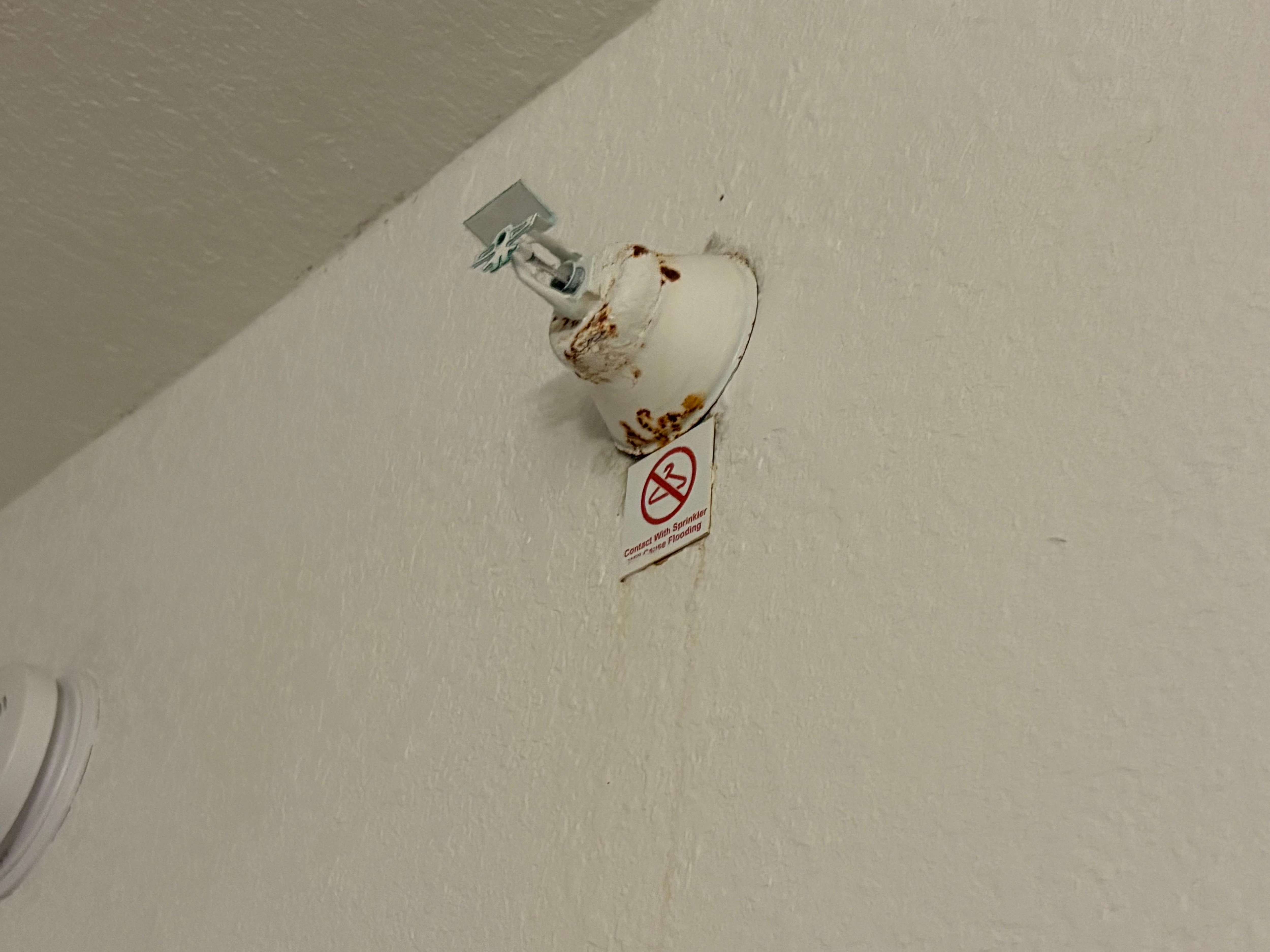 Rusty sprinkler