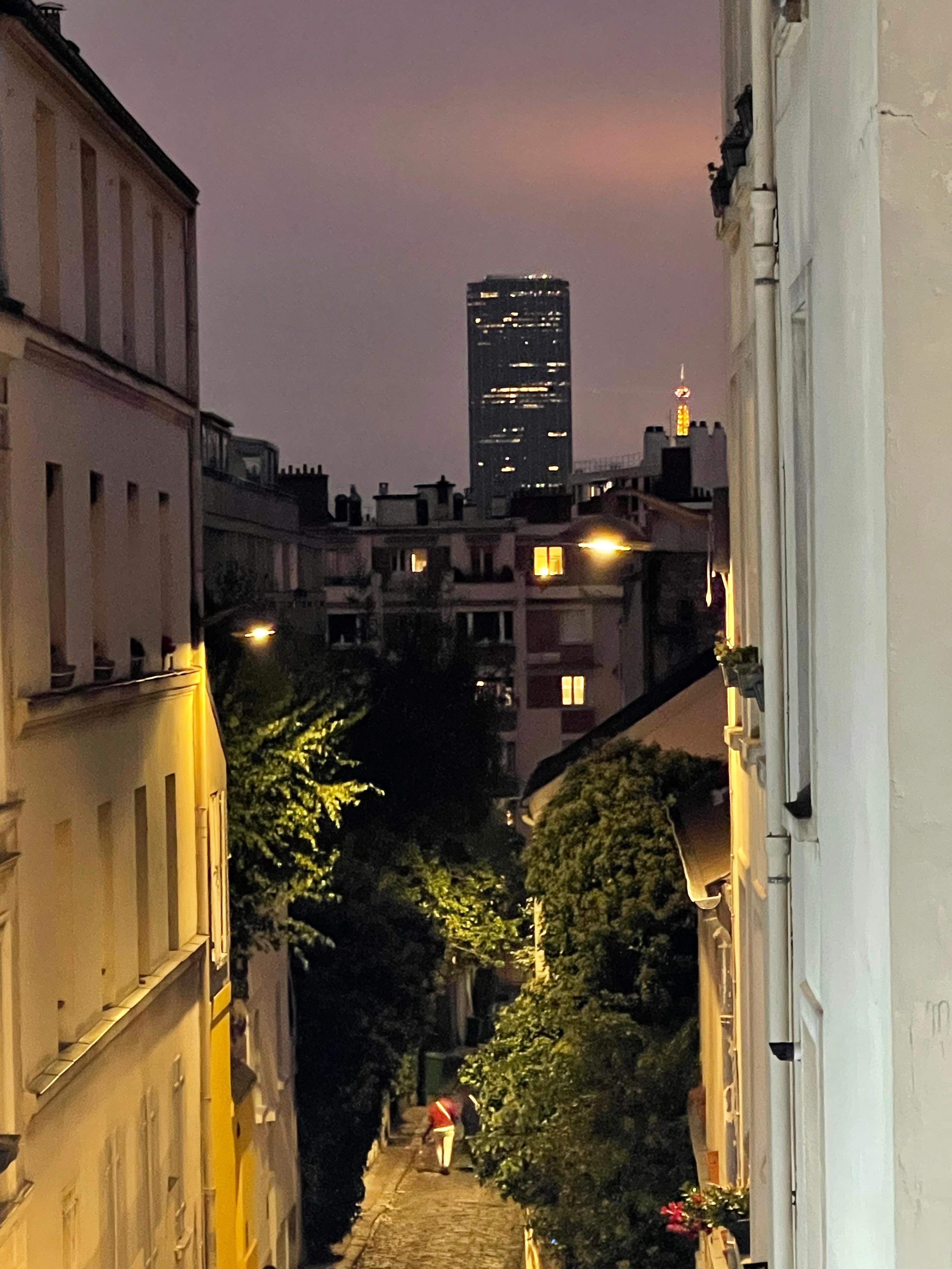 Vue depuis la cuisine