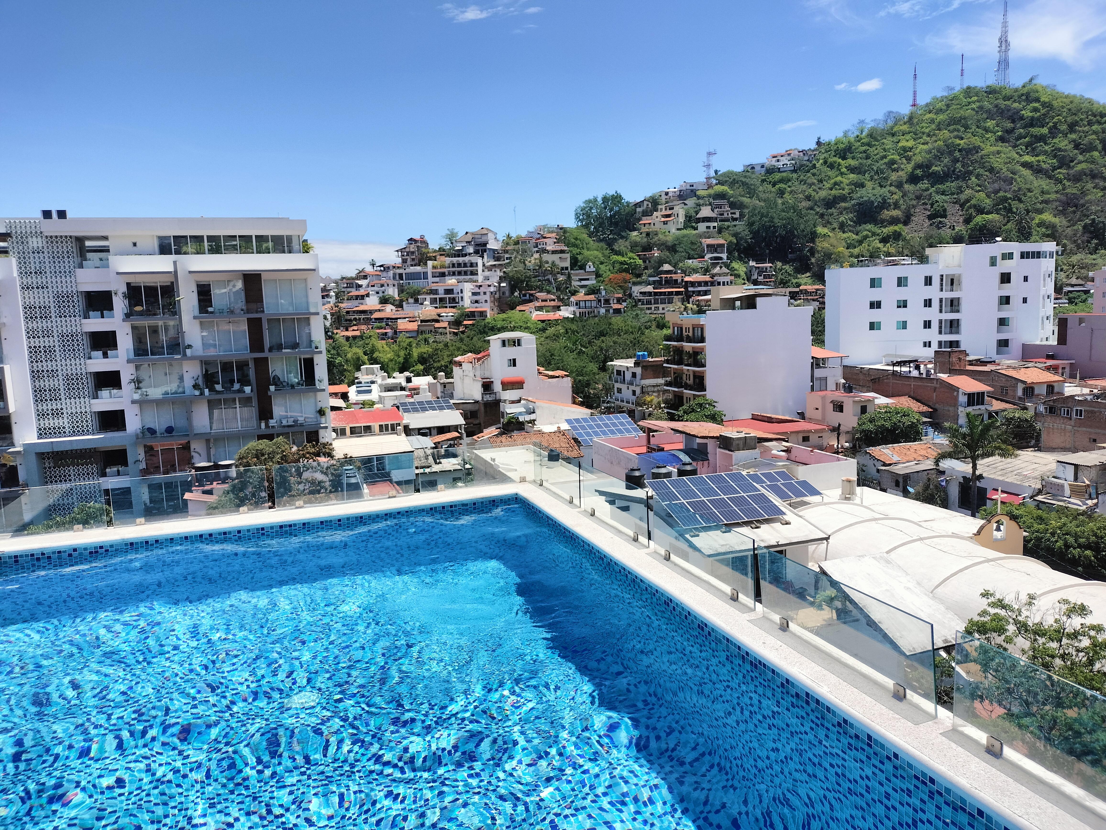 Pool on top deck