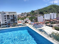 Pool on top deck