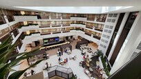 the clean lobby