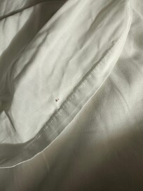 Bloodstain on sheet