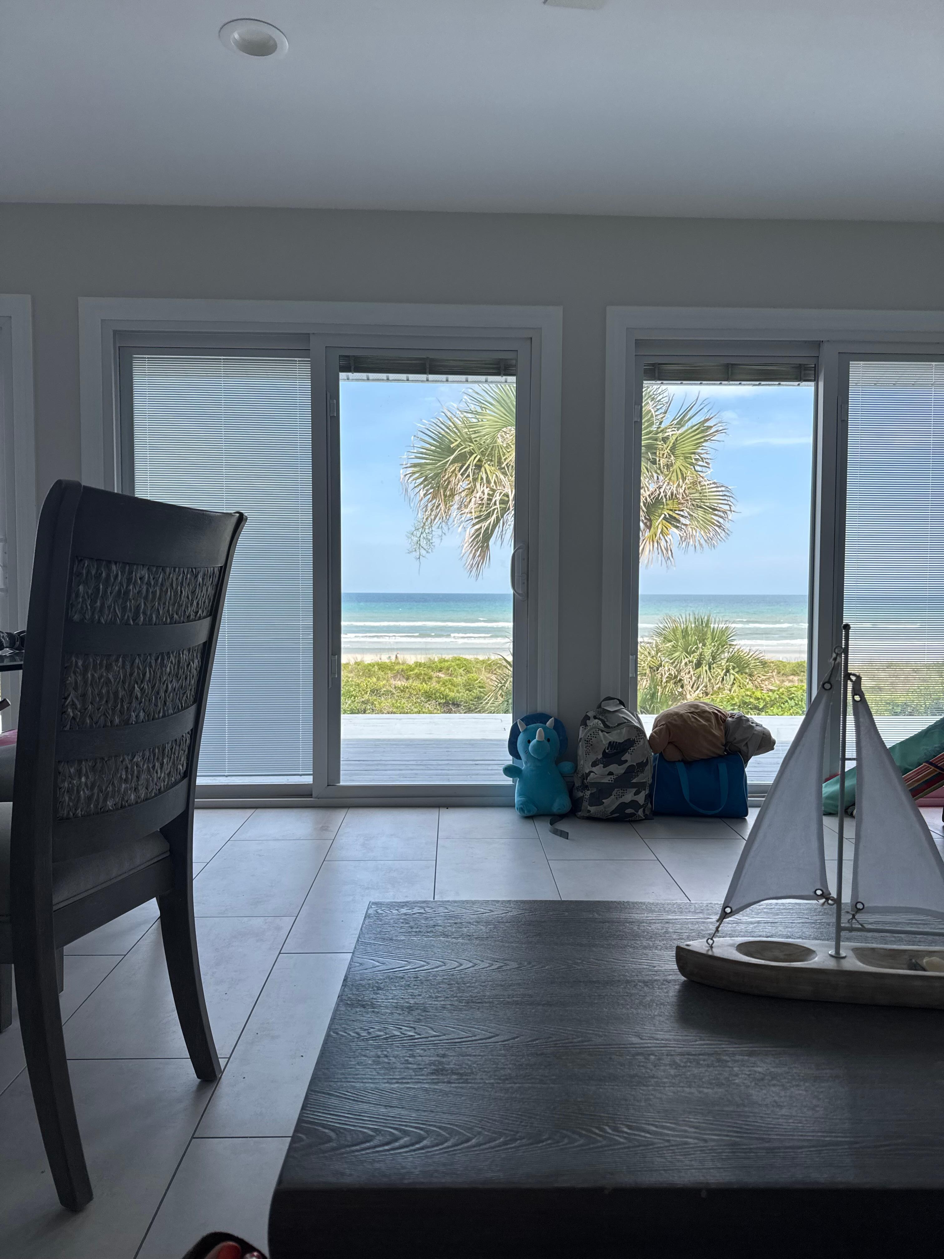 View sitting on the couch