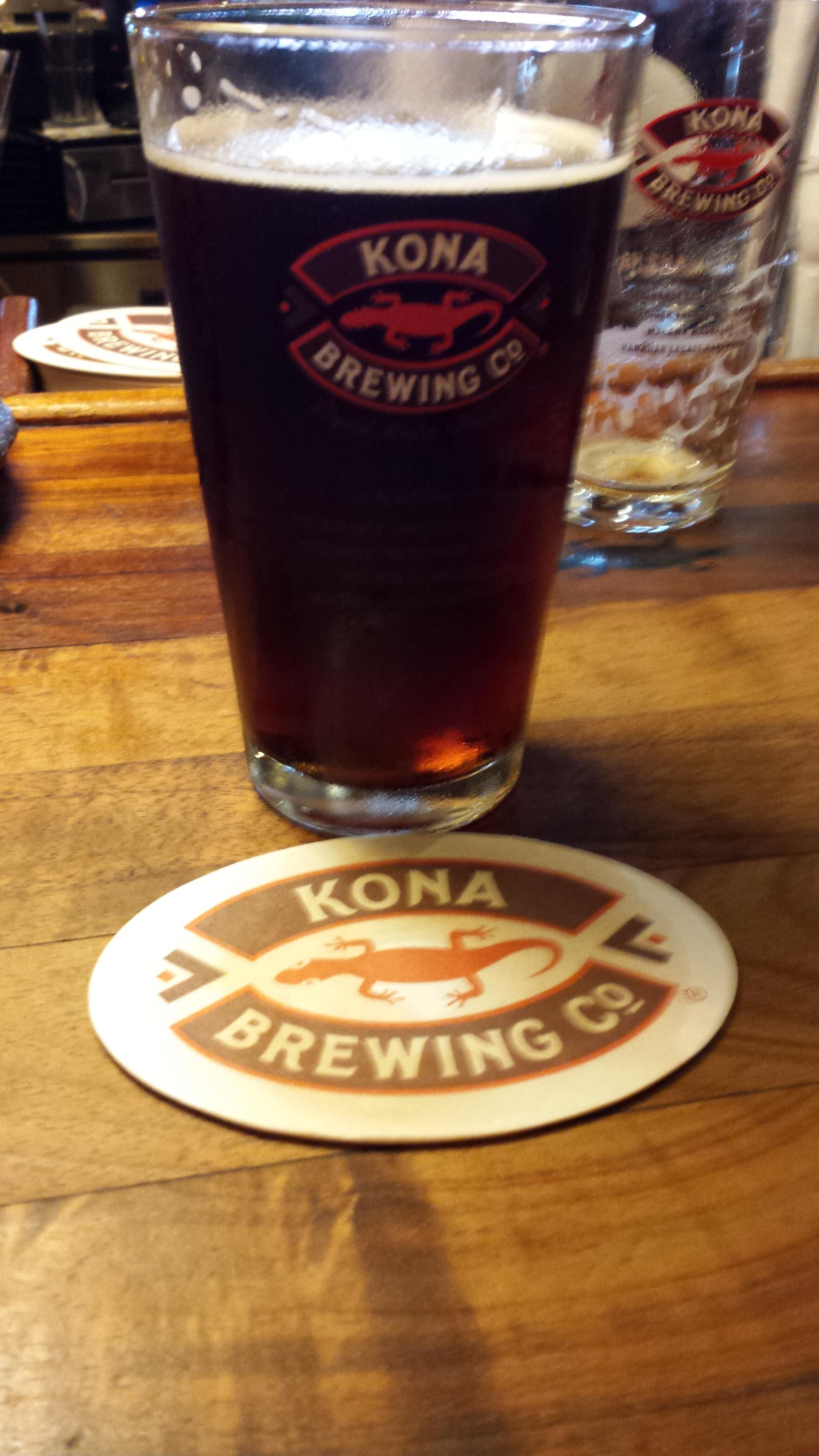 KoKo Brown beer my new Hawaiian best friend.