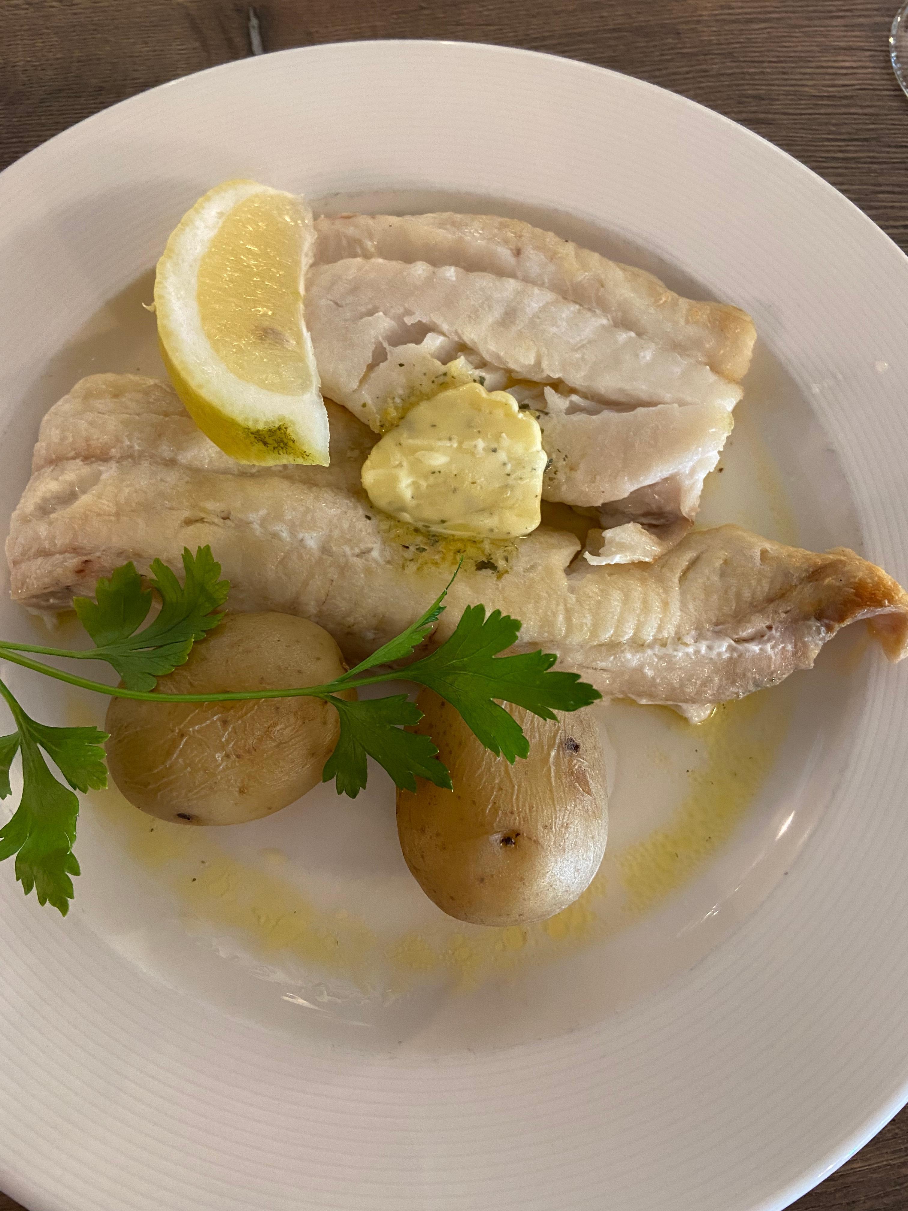 Haddock with new potatoes 