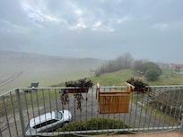 View from room, foggy