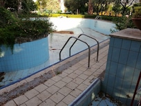 Not quite the pool we were advised would be operational between June and September.
